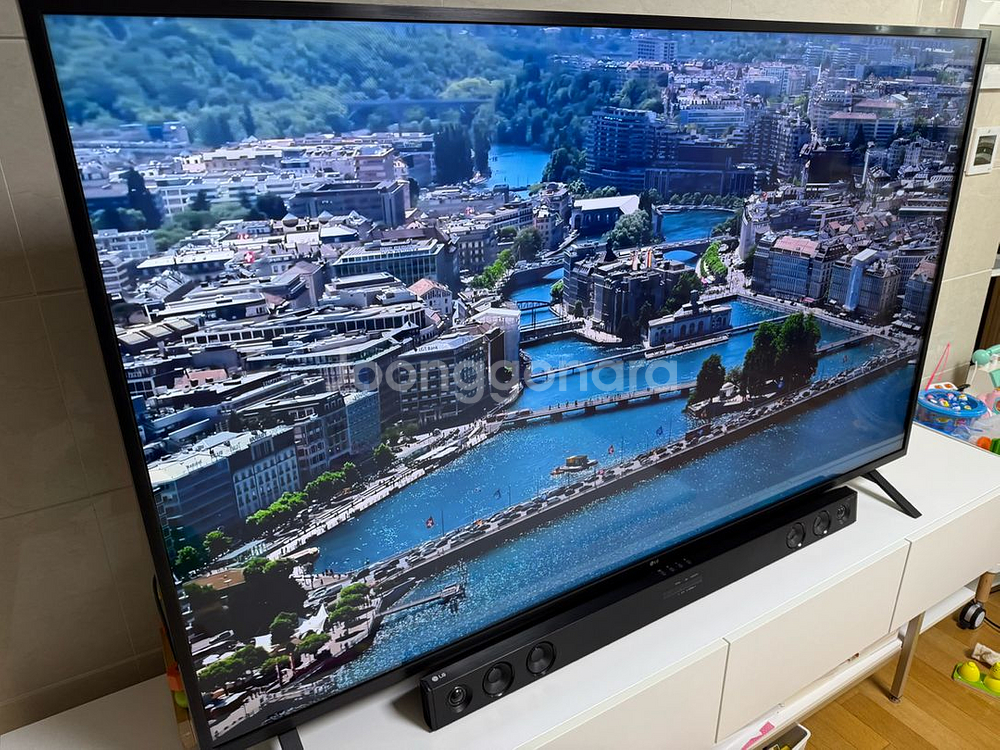 lg 울트라 HD 스마트tv 65인치 + 사운드바--2