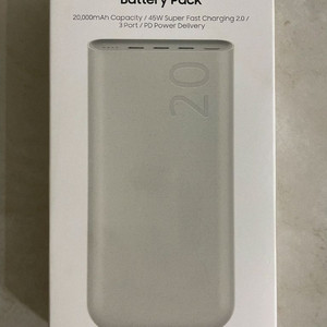 삼성 미사용 정품 2000mAh 보조배터리
