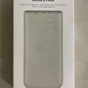 삼성 미사용 정품 2000mAh 보조배터리
