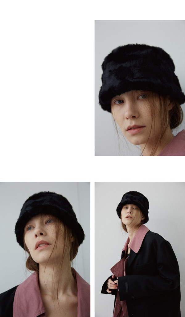 어썸니즈 LOW LAMPSHADE HAT 블랙--0