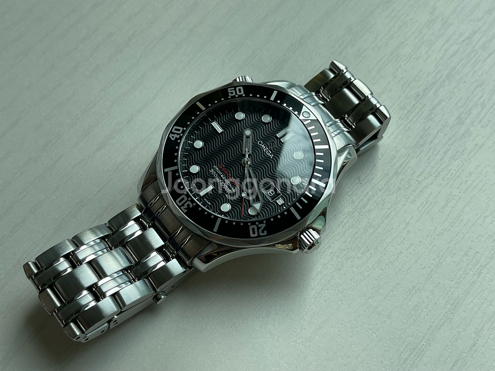 오메가 씨마스터 쿼츠 41mm 검판--0