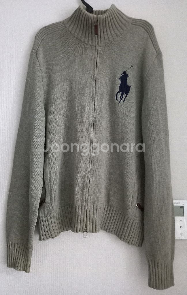 폴로 POLO 빅포니 집업 니트집업 100/L--0