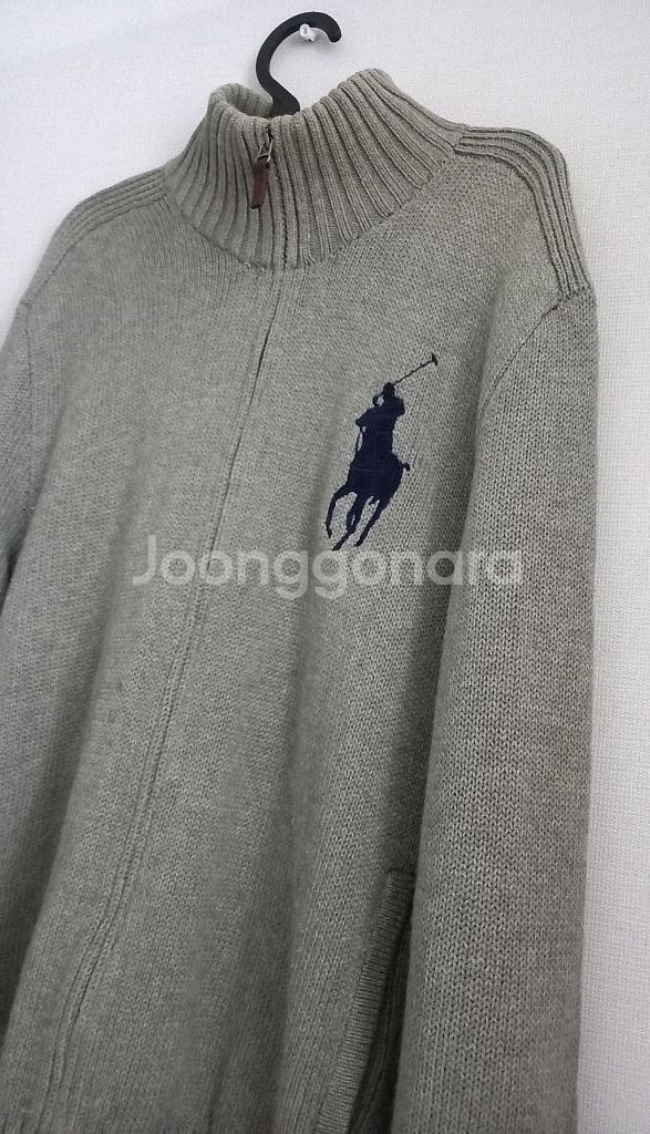 폴로 POLO 빅포니 집업 니트집업 100/L--1