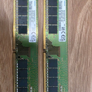 삼성 ddr4 3200 16G 두개