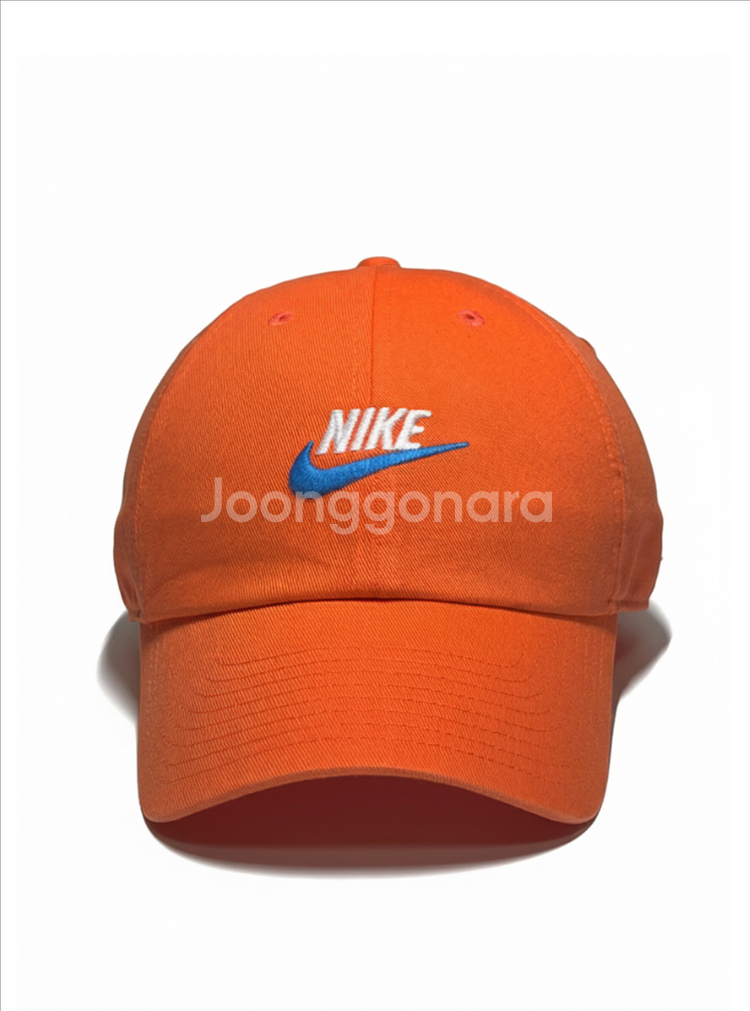 나이키 초레어 헤리티지86 오렌지 피치/블루 볼캡 모자--2