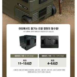캠핑용 냉장고 배터리 알피쿨 FSAK-002