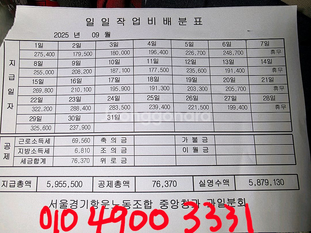 월급여550~650만 가락시장 조합원--0