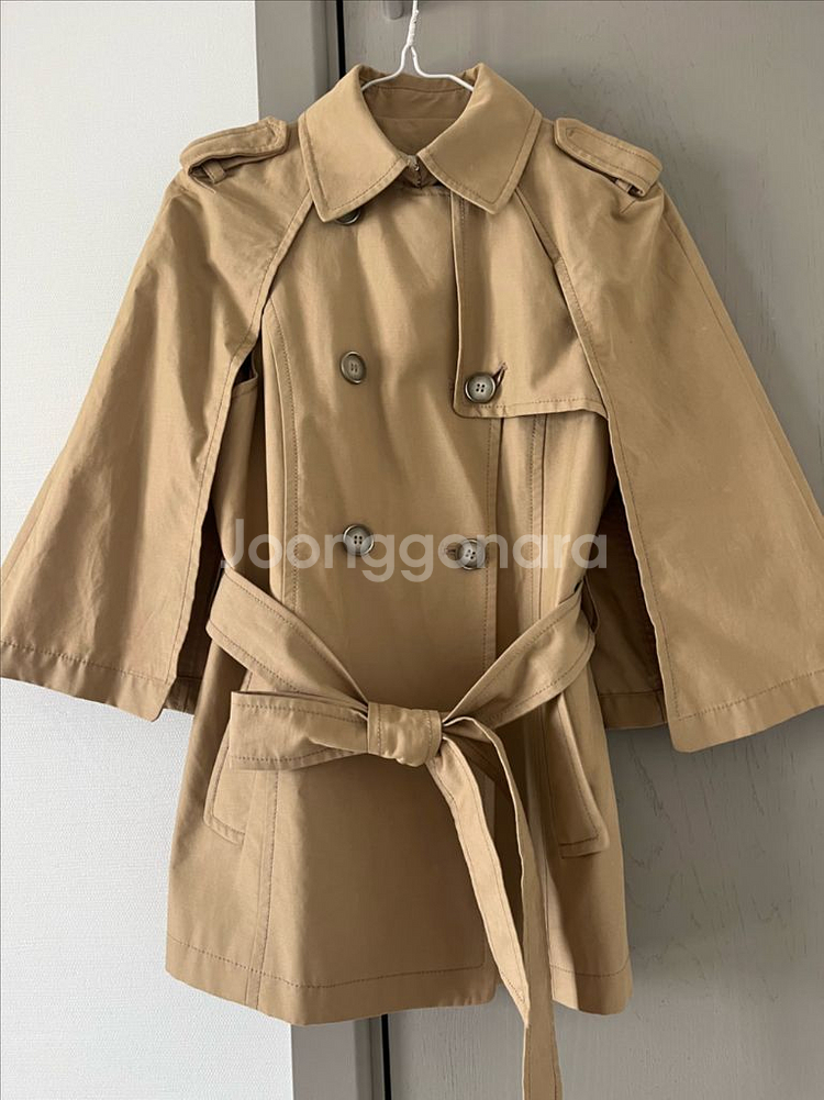 [택포]미쏘 케이프 조끼 트렌치 자켓 S사이즈--0