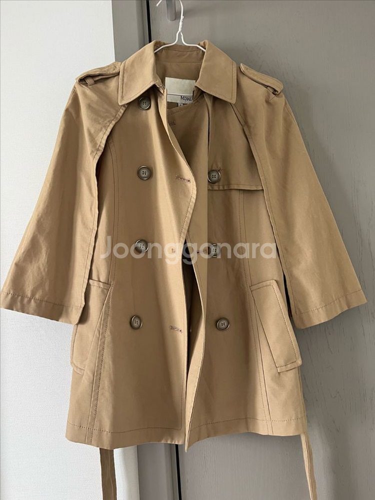 [택포]미쏘 케이프 조끼 트렌치 자켓 S사이즈--3
