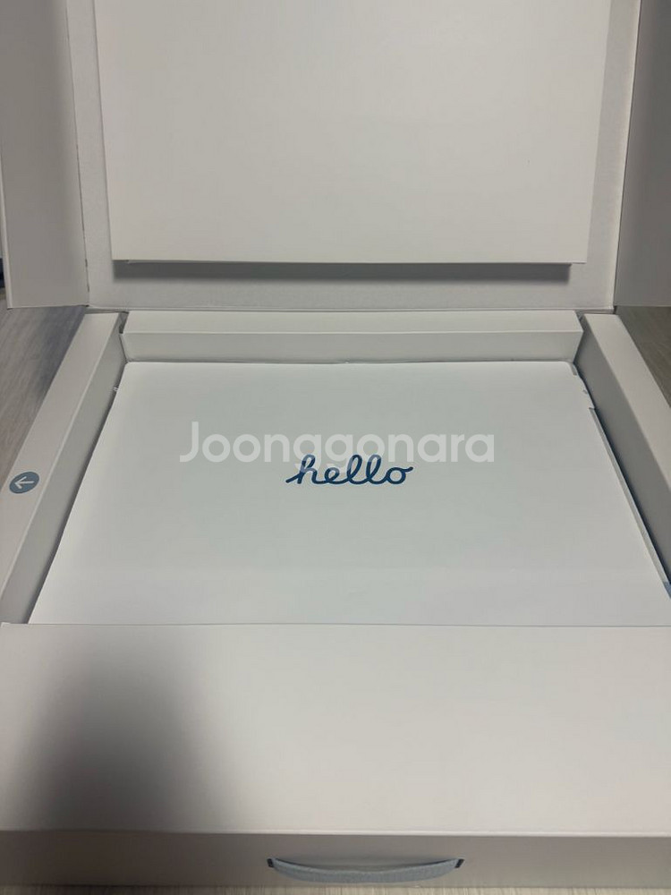 아이맥 24인치 M1 블루 박스 및 포장지 풀세트--1