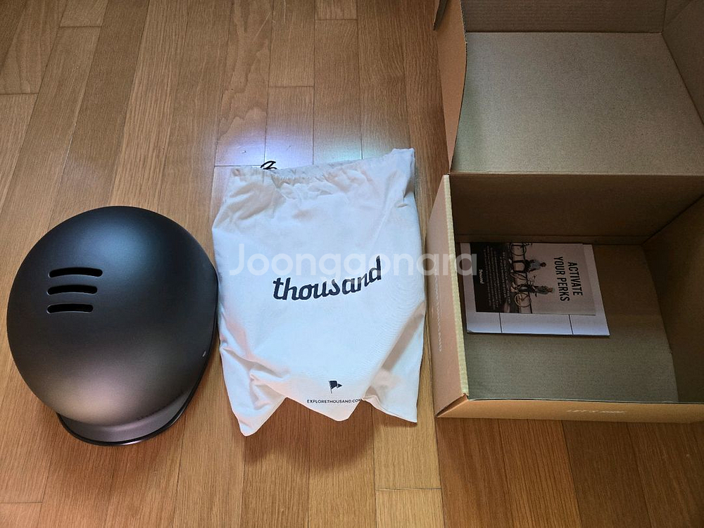 Thousand 스텔스블랙 자전거 헬멧 L--0