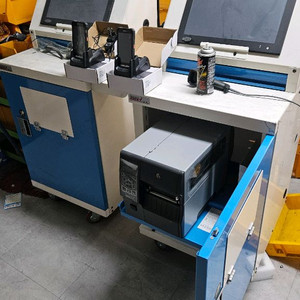 바코드 데크 및 올인원 터치 pc