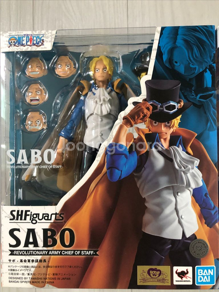shf 원피스 피규어 (사보, 니카 루피, 에이스)--1