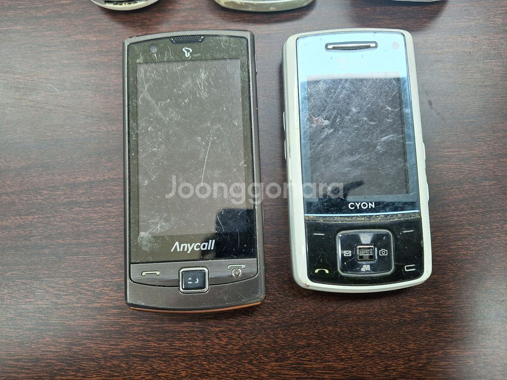 구형 폴더폰,휴대폰 5개--2