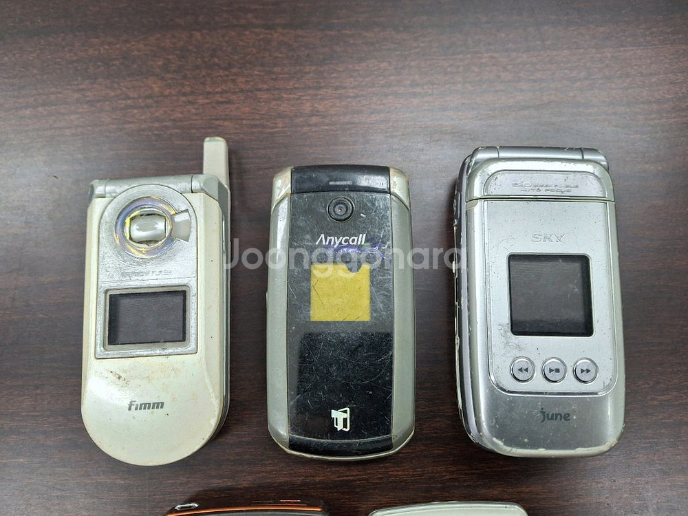 구형 폴더폰,휴대폰 5개--1