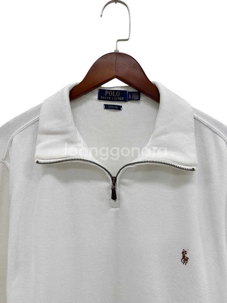 폴로 반집업 니트 화이트 (L~XL)--1