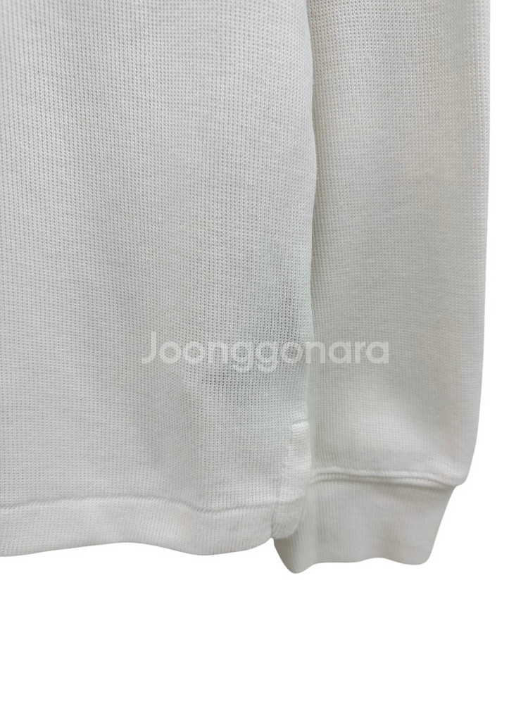 폴로 반집업 니트 화이트 (L~XL)--5