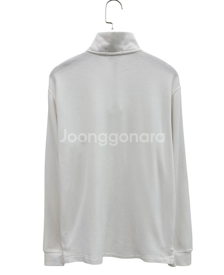 폴로 반집업 니트 화이트 (L~XL)--8