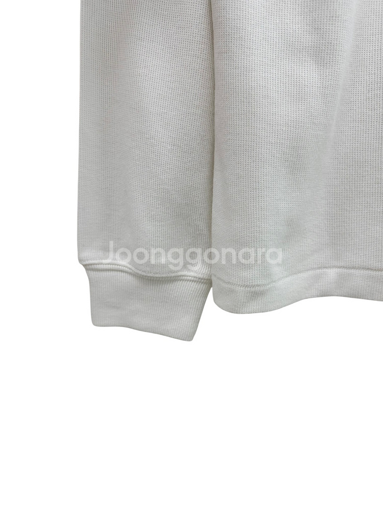 폴로 반집업 니트 화이트 (L~XL)--7