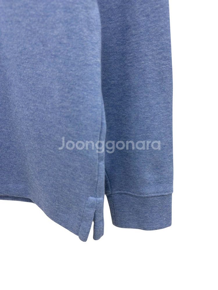 폴로 QR신형 반집업 니트 스카이블루 (L~XL)--3