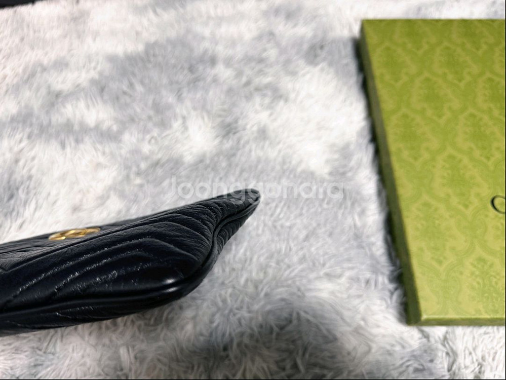 구찌 마몬트 클러치백 블랙 정품--4