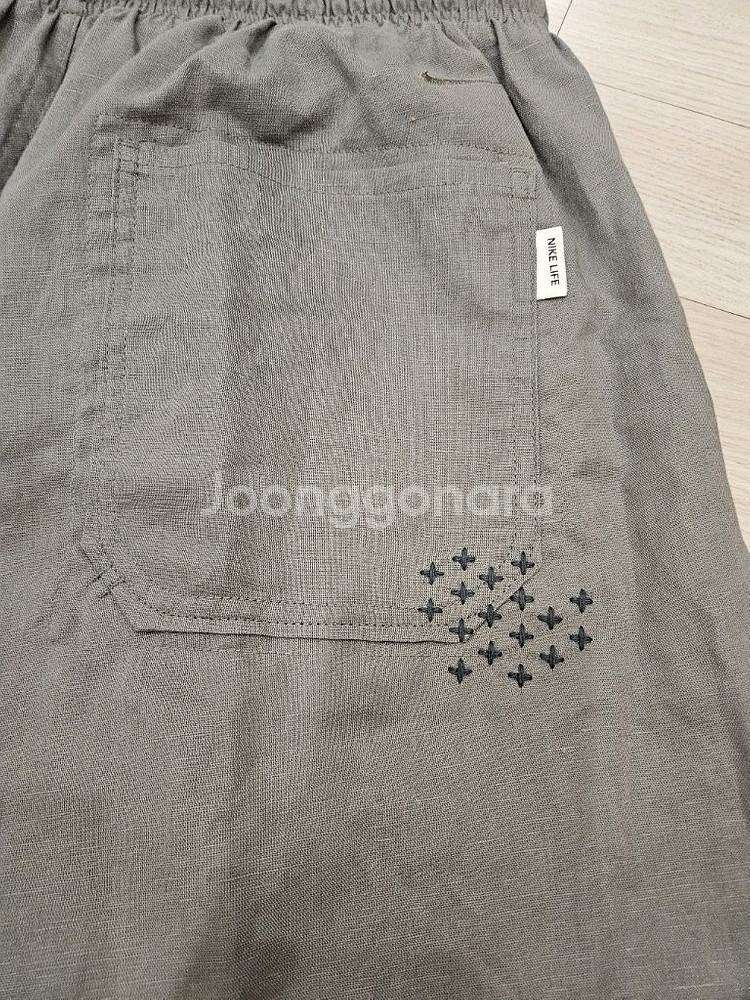 나이키 린넨 쇼츠 L 새상품--4