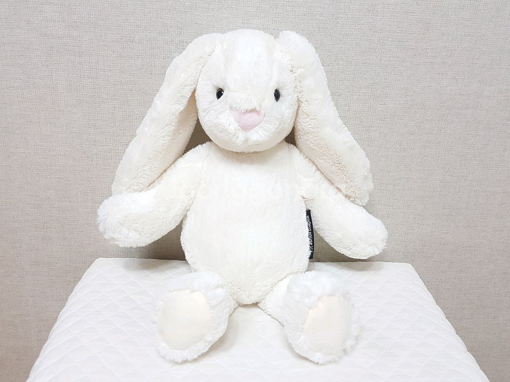 미사용)모던하우스 극세사 폭신한 애착 토끼인형 38cm--0