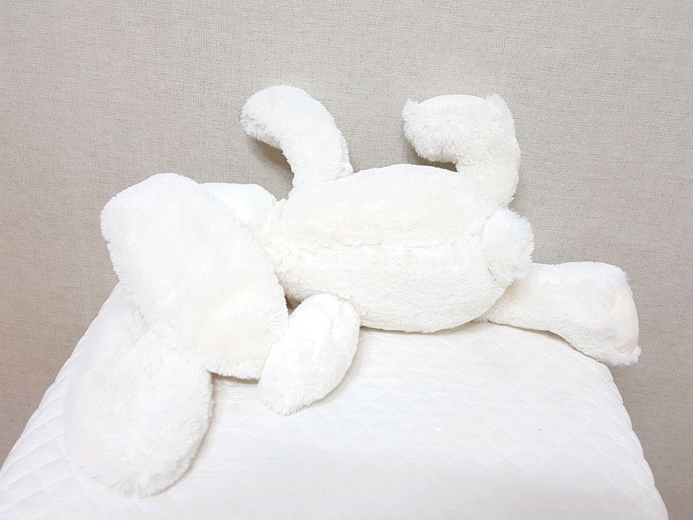 미사용)모던하우스 극세사 폭신한 애착 토끼인형 38cm--4