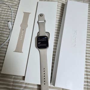 애플워치8 GPS 45mm 알루미늄 스타라이트