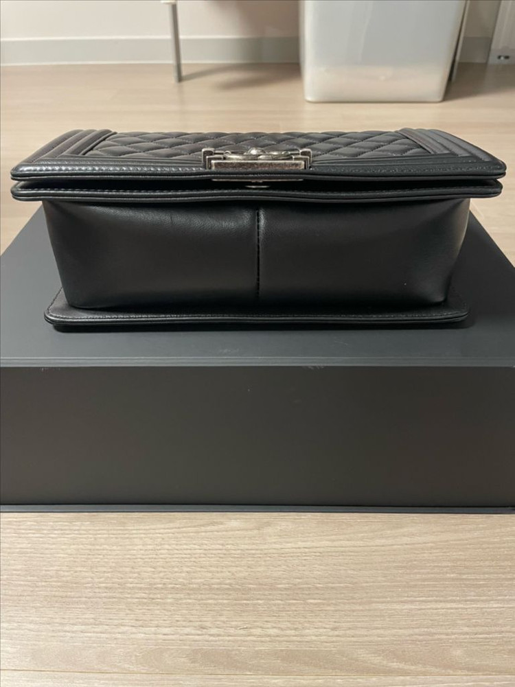 샤넬 보이백 빈티지은장 램스킨--2