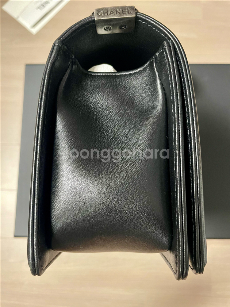 샤넬 보이백 빈티지은장 램스킨--4