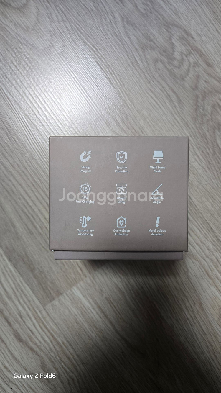 삼플라 머시룸등 4in1 고속무선 충전기 거치대(블랙)--2