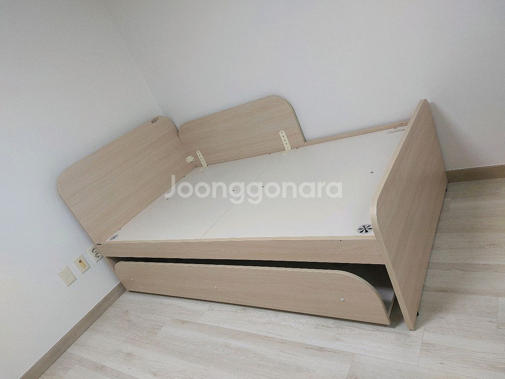 한샘 슬라이딩 2층 침대--0