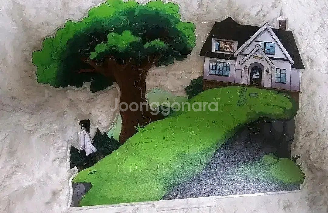 원가이하)잠뜰 팝업 이웃좀 이웃집 좀비 퍼즐 아크릴--4