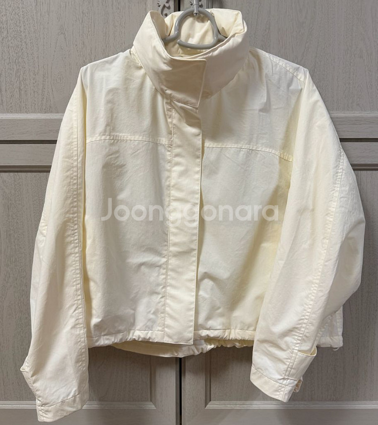 유니클로 윈드블럭 스탠드 블루종 xs--0