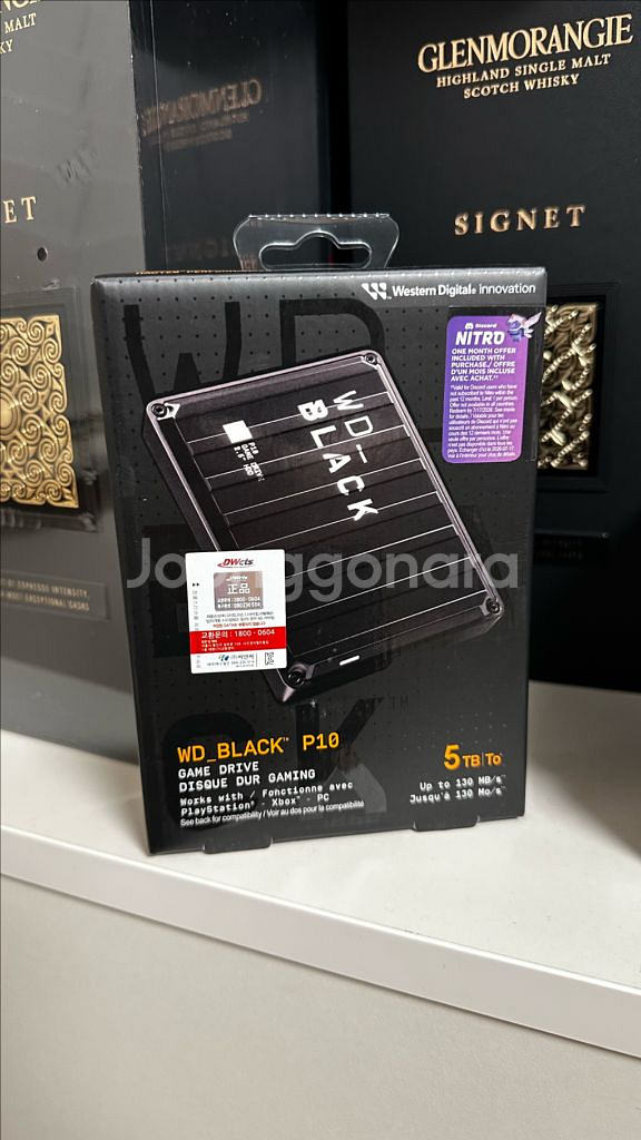 WD BLACK P10 외장하드 5TB--0