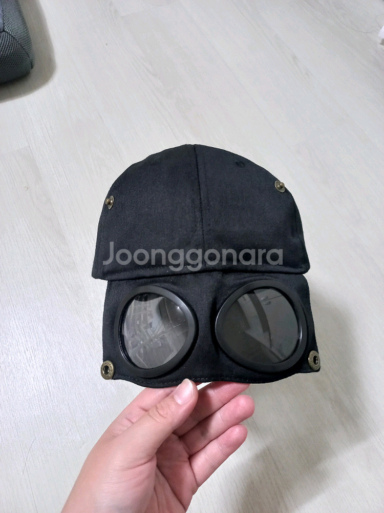 고글캡 블랙,볼캡,특이한모자,남녀공용--0