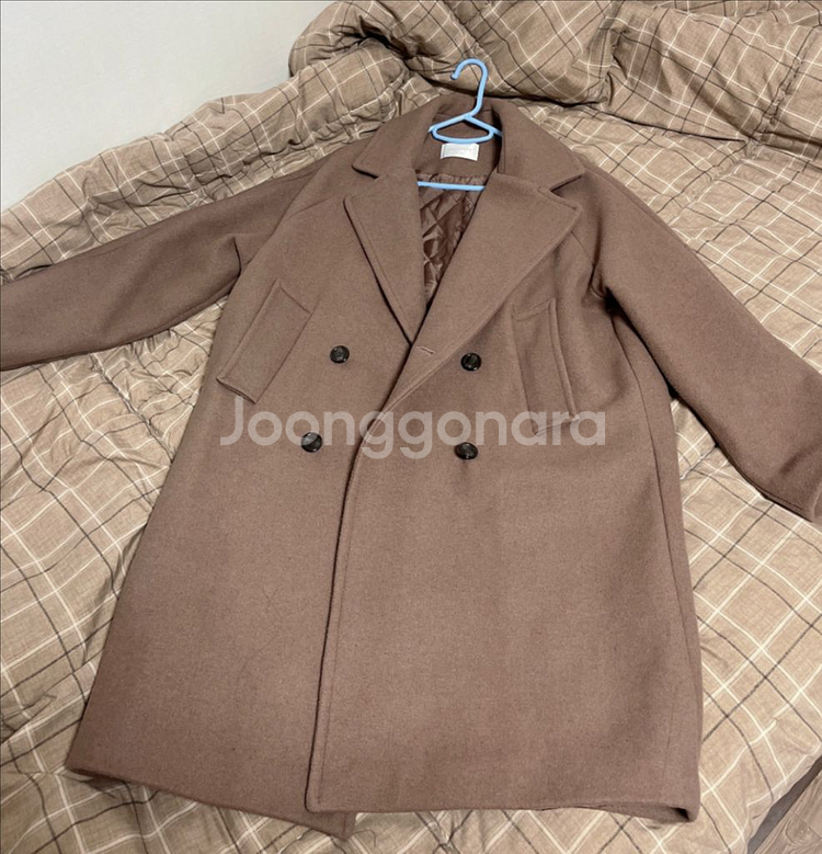 코코아 누빔 코트--0