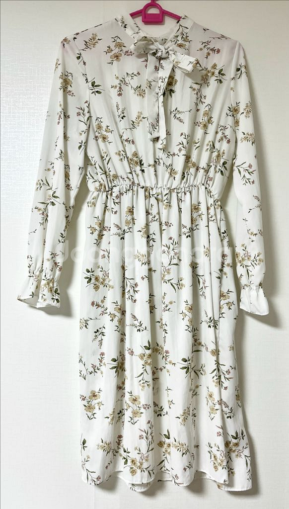 플라워 롱원피스--0