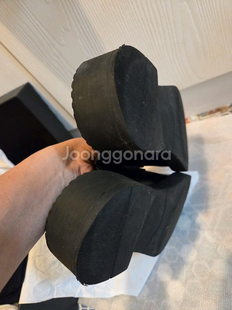 풀박스 프라다 브러쉬드 뮬 로퍼 6.5 250-2--4