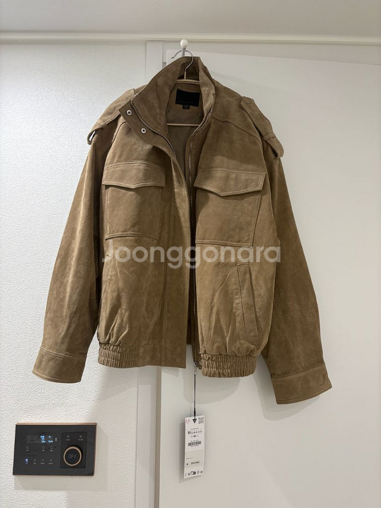 자라 스웨이드 가죽 재킷 4341 770--10