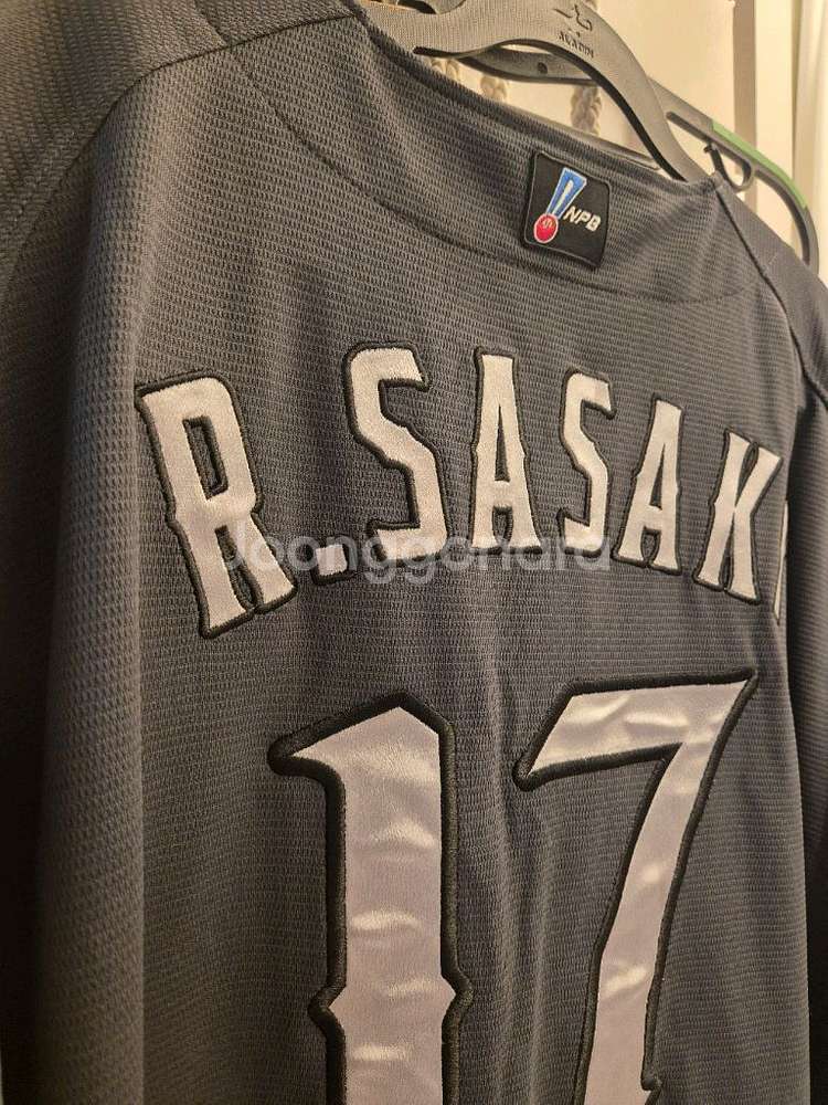 NPB 일본야구 미즈노 지바롯데 사사키로키 O(xl)--4