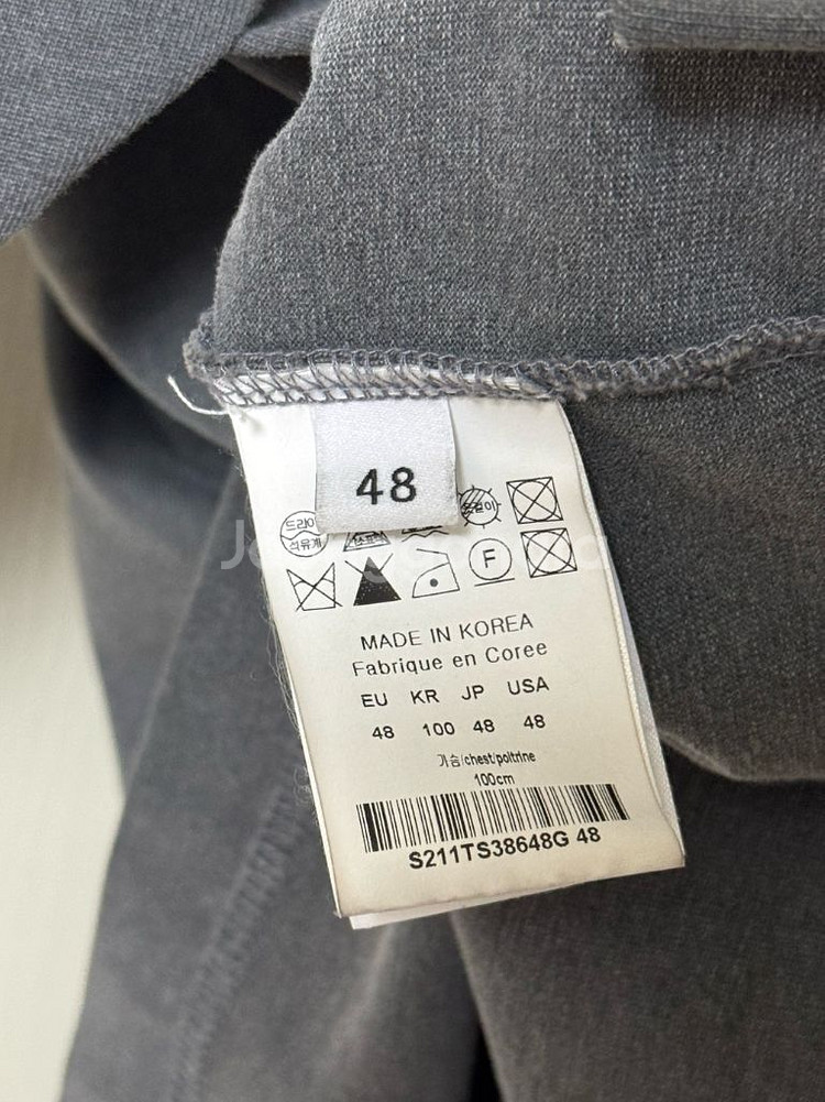 솔리드옴므 백로고 반팔 48 사이즈--2