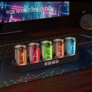 RGB 진공관 시계 팝니다.