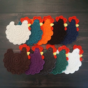 꼬꼬닭 티코스터 핸드메이드 (계좌거래) 이미지