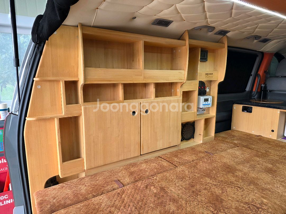 그랜드스타렉스용 캠핑카침상--1