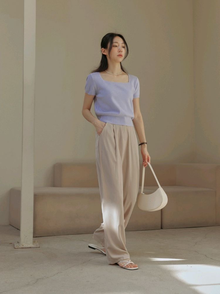 커먼유니크 밴딩 와이드 슬랙스 ( 스탠다드 2xl ) 이미지