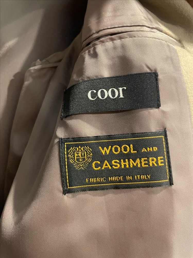 쿠어 MTR 캐시미어 더블 롱코트 이미지