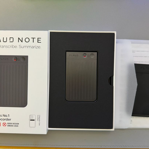 PLAUD NOTE 플라우드 노트 AI 녹음기 + 케이