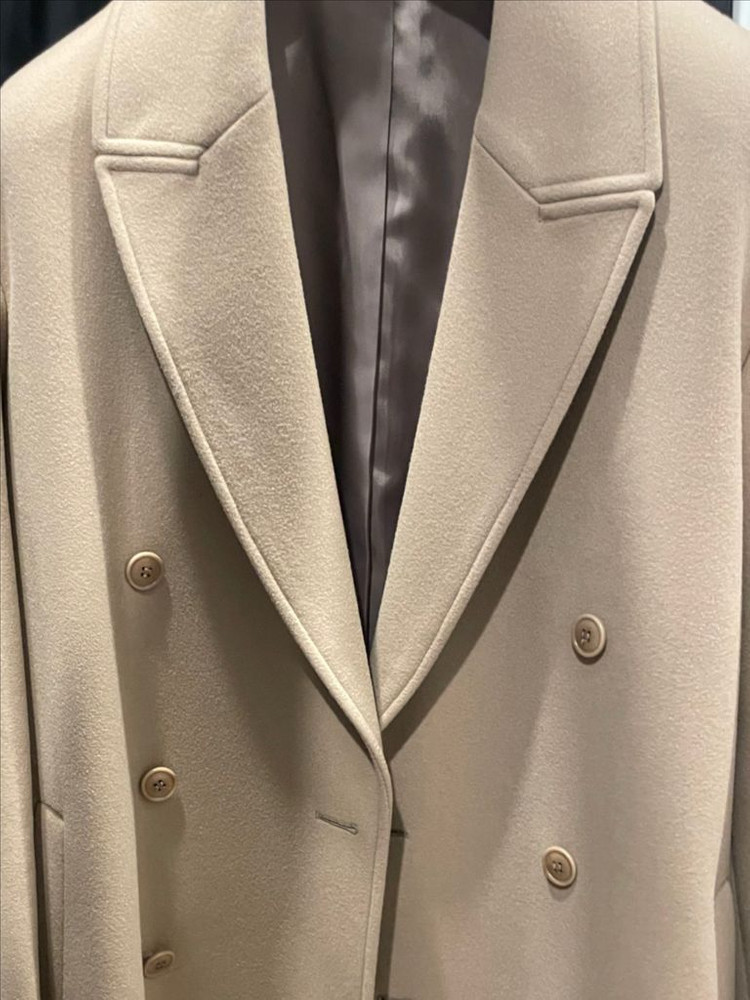 쿠어 MTR 캐시미어 더블 롱코트 이미지